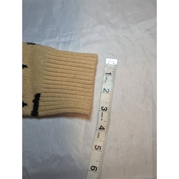 Merokeety Animal Print Women's Size Small Soft Pullover V neck Sweater - Picture 13 of 14